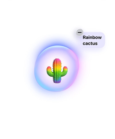 Een Genmoji gemaakt met Apple Intelligence