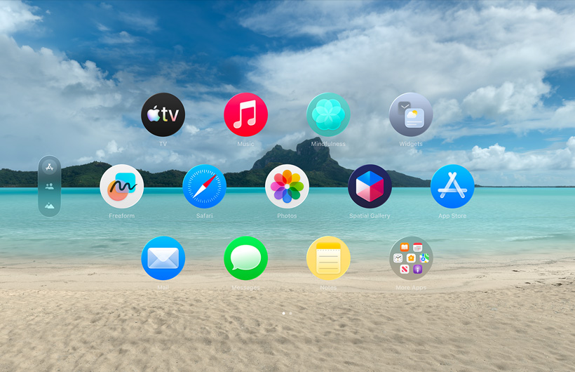 Bora Bora Environment in visionOS